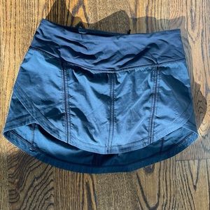 Black Lululemon Tennis/Golf Skirt